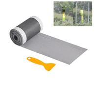 Cinta Reparadora Para Mallas - Parche Autoadhesivo Flexible Con Raspador | Kit De Reparación De Puertas De Malla - Para Roturas Y Agujeros En Mallas De Puerta, Interior Exterior, Patio, Porche Y Balcó