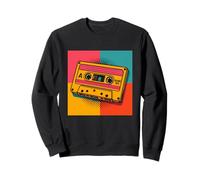 Cinta Retro de Casete de Arte Pop Sudadera