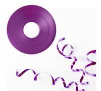 Cinta rizadora de 50 m para globos, color rojo rosa brillante, cinta rizada con láser para envolver regalos, manualidades, bodas, cumpleaños, fiestas y decoraciones de Navidad