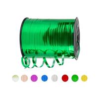 Cinta rizadora metálica verde, 500 yardas, 5 mm de ancho para globos, envoltura de regalos, cumpleaños, bodas, decoraciones de fiestas y Navidad