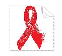 Cinta Roja Día Mundial del SIDA Sensibilización Sobre el VIH. Símbolo de Solidaridad del 1 DE diciembre. Limpiador de Pantalla de Gamuza de Limpieza. 5 Piezas