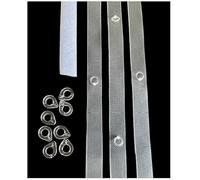 Cinta Romana Transparente con Anillas para STOR, Tira Suave,Anillas Final (20 MTS)