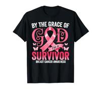 Cinta Rosa para concientización del Mes del cáncer de Mama Soy un sobreviviente Camiseta