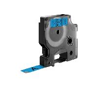 CINTA ROTULADORA D1 12MMX7M NEGRO/AZAUL DYMO S0720560