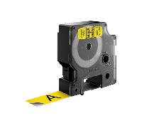 CINTA ROTULADORA D1 19MMX7M NEGRO/AMARILLO DYMO S0720880