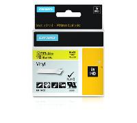 Etiquetas de Vinilo IND, Cinta de escritura Negro sobre amarillo, Multicolor, Vinilo, -40 - 80 °C, UL 969, DYMO