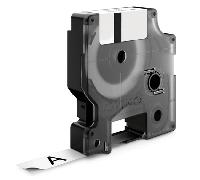 cinta rotuladora rhinopro vinilo negroblanco 19mm dymo 018445