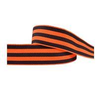Cinta rusa del Día de la Victoria, insignia patriótica soviética, 39.37 pulgadas, accesorio conmemorativo de la Segunda Guerra Mundial, diseño de rayas naranjas y negras, simbolismo tradicional para
