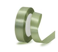 Cinta Sage Green de 20 mm de ancho, cinta de regalo de 23 metros para envases de regalo, artesanías de bricolaje, ramos, artículos de costura