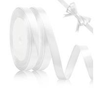 Cinta Satin Blanca Cinta De Raso Cinta De Tela 2 Rollos 10mmx44m Cinta Tela Blanca Decorativa Cintas De Tela Cintas Decorativas Tela Cinta Raso Tela Raso Cinta Rosa Saten Cinta Lazo Cinta Para Lazos