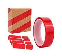 Cinta Sellante Tubeless MTB 25mm PET Roja Estanqueidad Cinta | estanqueidad, evita fugas de aire, material PET para robusto, color , 25mm x 10m(27mm*10M)