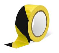 Cinta Señalización Adhesiva para Señalizar Distancia de Seguridad, Zona de Obras, Flechas Suelo o cualquier Señalización de Advertencia. Precinto de Seguridad de 33 Metros - Ofituria