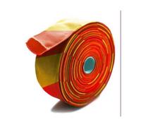 Cinta señalizacion caminos amarillo/rojo 60mm 10m. PONSA