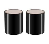 Cinta subacuática - Cinta adhesiva resistente al agua, 2 rollos de reparación de fugas de PVC, cinta de sellado, cinta de reparación rápida para piscina, tienda de campaña, 10 cm x 152 cm (negro)