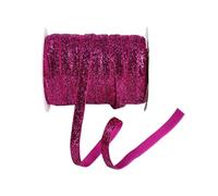 Cinta Terciopelo Cinta de terciopelo brillante multicolor 10 mm y yardas, cinta con brillantina for manualidades, lazos for el pelo, decoración bodas, envoltura regalos Navidad(23 deep rose 2)