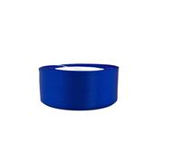 Cinta Terciopelo Lazo de cinta satén seda azul 6 mm, 10, 15, 20, 25, 38, 50 (1 rollo yardas), ideal for decoración bodas, invitaciones, tarjetas y regalos(15mm)