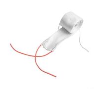 Cinta térmica de fibra de vidrio, 220 V, 100 W, cinta aislante eléctrica para tubos de hasta 450 °C, alambre de níquel, calefacción para tubos industriales, válvulas, contenedores, aislamiento, diseño