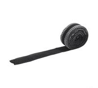 Cinta termoadhesiva negra para dobladillo de 5 m x 2,5 cm para acortar los bordes de los pantalones, rollo de reparación de pantalones autoadhesivo para fijar la parte inferior sin coser, alteración