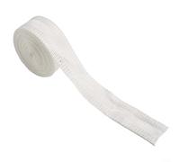 Cinta termoadhesiva para dobladillo, 25 mm x 5 m, fusión de tela para pantalones, pantalones vaqueros y ropa, solución rápida sin costuras para costura en el hogar y reparación de prendas (blanco)