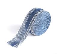 Cinta termoadhesiva para dobladillo, 25 mm x 5 m, fusión de tela para pantalones, pantalones vaqueros y ropa, solución rápida sin costuras para costura en el hogar y reparación de prendas (azul)