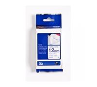 Cinta textil brother tzefa3 3m 12mm ancho blanca/azul pt1000/ 1005f/ 1010/ 1090/ 1280dt/ 1280vp/