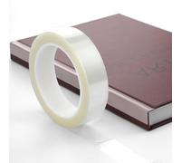 Cinta transparente para reparación de libros, 1 pulgada x 216 pies, autoadhesiva, impermeable, cinta de encuadernación de libros finos, cintas de archivo para reforzar libros viejos, lomos y cubiertas