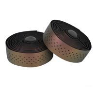 Cinta transpirable para bicicleta de carretera, 2 unidades, diseño | Perforado para superficie, ventilación a prueba de sudor, para agarre seco y húmedo, longitud de 2 metros