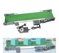 Cinta Transportadora, Cinta Transportadora Eléctrica De Mesa Mini Transportador De Sobremesa De 50 Cm Con Avance Y Retroceso Velocidad Ajustable Ca 100-240 V Para Líneas De Producción Pequeñas
