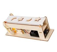 Cinta transportadora de madera, modelo de principios mecánicos, herramienta de demostración de experimentos, ayuda de enseñanza de física para aulas, aprendizaje práctico