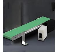 Cinta transportadora de mesa de 800 mm x 90 mm, velocidad ajustable, 1350-3000 rpm, ideal para aplicaciones de laboratorio científico y línea de producción