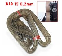 Cinta transportadora de PTFE de 50 piezas para FR900 FR770 con excelentes propiedades aislantes (810 x 15 mm)