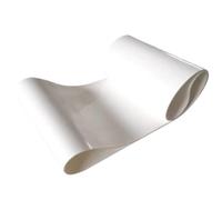 Cinta transportadora de PVC blanco, 2000 x 350 mm, 2 mm de grosor, resistente, ligera, ideal para uso industrial y comercial, material de alto rendimiento