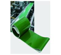 Cinta transportadora de PVC duradera resistente al desgaste, ideal para transporte de equipaje en el aeropuerto y manejo de materiales, solución eficiente y fiable para logística