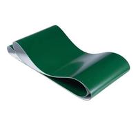 Cinta transportadora de PVC duradera verde: 2 mm de espesor, 10-30 cm de ancho, 600-1050 mm de perímetro for embalaje y logística(600mm Width 20cm)