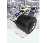 Cinta transportadora de PVC negra, adecuada for logística, líneas de montaje y otros escenarios.(90x190x0.3cm)