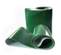 Cinta transportadora de tambor de PVC de 3 mm de grosor, hoja plana de accionamiento industrial para aeropuertos y fábricas, rollo de alimentación de línea de montaje de 50 x 200 cm para un transporte