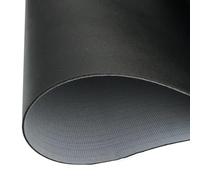 Cinta transportadora duradera de PVC negro mate para líneas de producción comerciales y garajes, material antideslizante de alto rendimiento para un transporte eficiente