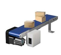 Cinta transportadora eléctrica de velocidad ajustable para un manejo eficiente de la carga en laboratorios y líneas de producción, sistema de transporte duradero de bajo ruido, diseño resistente