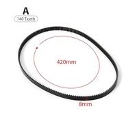 Cinta transportadora for máquina de pan, piezas for máquina de pan con 179/173 dientes, correas for hacer pan for cocina, Compatible con electrodomésticos, 1 ud.(A)