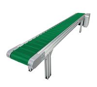 Cinta transportadora industrial de PVC de velocidad ajustable, mini transportador de escritorio, 20 x 60 cm, línea de montaje r para un manejo eficiente de materiales