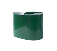 Cinta transportadora industrial de PVC verde - resistente al calor, 4 mm de espesor, 1 pieza(700mm Width 30mm)