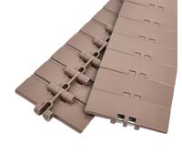 Cinta transportadora plana de plástico de 1 metro 820-k450 Ancho: 114,3 mm, ligera, ideal para uso industrial, alta cil instalación, soluciones transportadoras versátiles