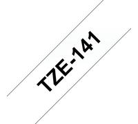 Brother TZE141 - Cinta, color negro y claro
