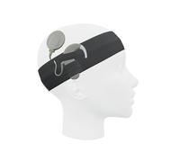 Cinta universal SmartEAR para procesadores de audio/implantes cocleares - Comodidad total y protección fiable contra el sudor y la suciedad - Gris oscuro, talla M