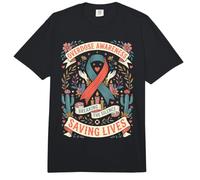 Cinta Verde Azulado para Conciencia de Sobredosis, rompiendo el Silencio, salvando Vidas Comfort Colors Adult Heavyweight T-Shirt