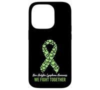 Cinta verde lima guerrero de concientización sobre el linfoma no Hodgkins Carcasa para iPhone 14 Pro