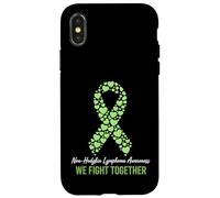Cinta verde lima guerrero de concientización sobre el linfoma no Hodgkins Carcasa para iPhone X/XS