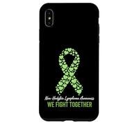 Cinta verde lima guerrero de concientización sobre el linfoma no Hodgkins Carcasa para iPhone XS Max