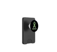 Cinta verde lima guerrero de concientización sobre el linfoma no Hodgkins PopSockets PopWallet para MagSafe