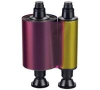 Cinta YMCKO R3411 compatible con impresoras de tarjetas Evolis Tattoo PEBBLE4 DYALYS3, 100 imágenes